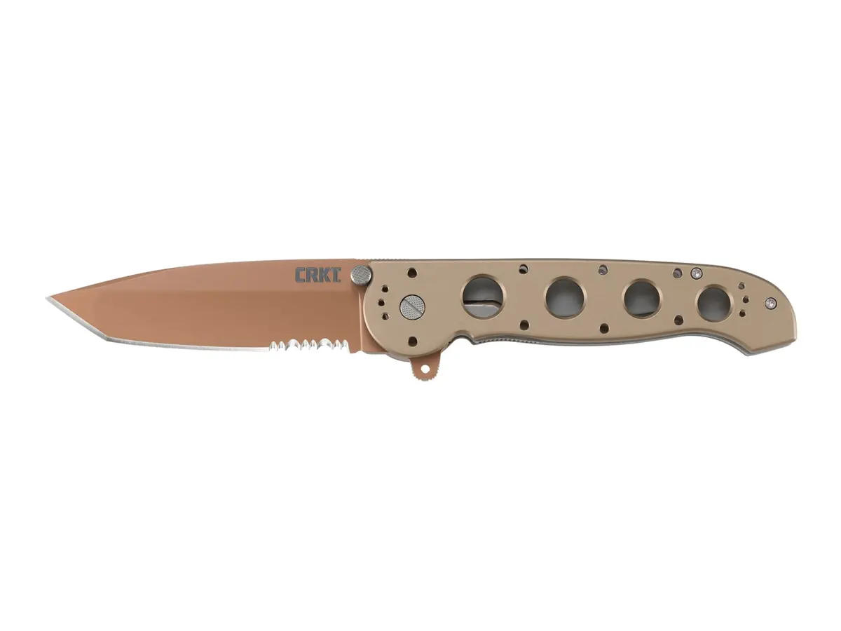 Crkt M16 - 14D Desert Big Dog Folding Knife With Desert Tanto Copper And Triple 1
