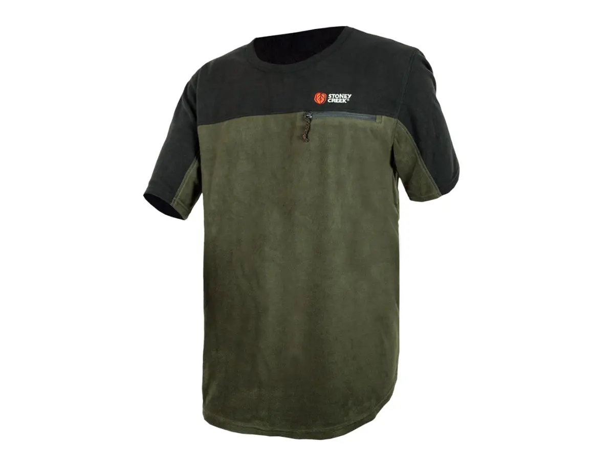Stoney Creek Micro+ Short Sleeve Shirt: Bayleaf/Black 1