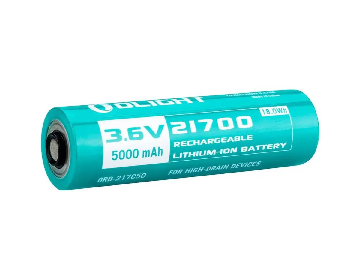 Olight Inr 21700 Rechargeable Li-Ion Battery: 3.6V, 5000Mah 1