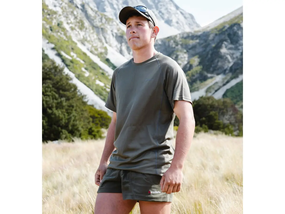 Manitoba Pursuit Cool & Dry T-Shirt Olive 1
