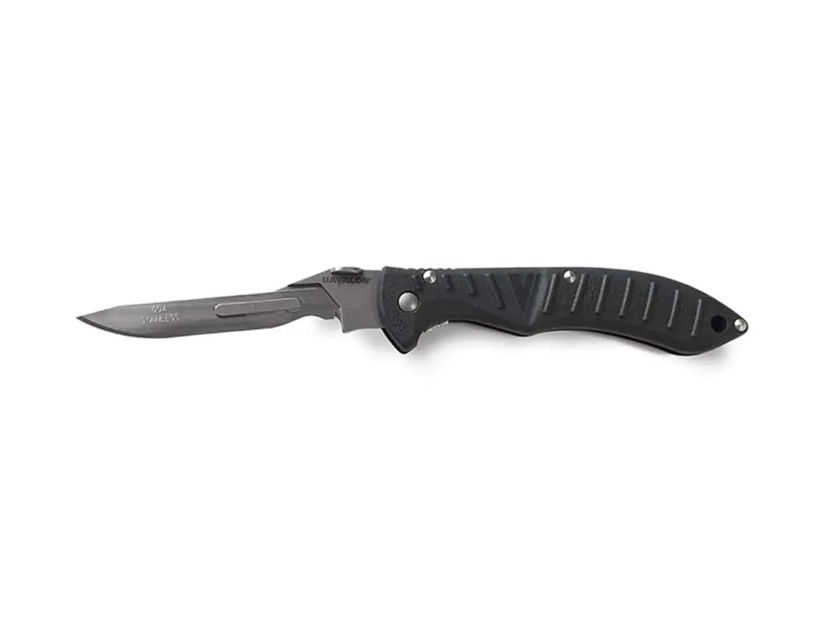 Havalon Forge Folding Knife: Black 1