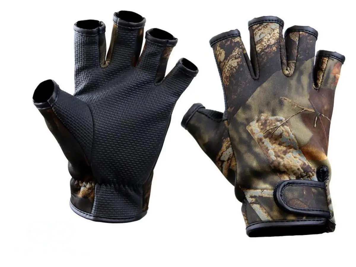 Outdoor Outfitters Fingerless Shooters Gloves Camo 1