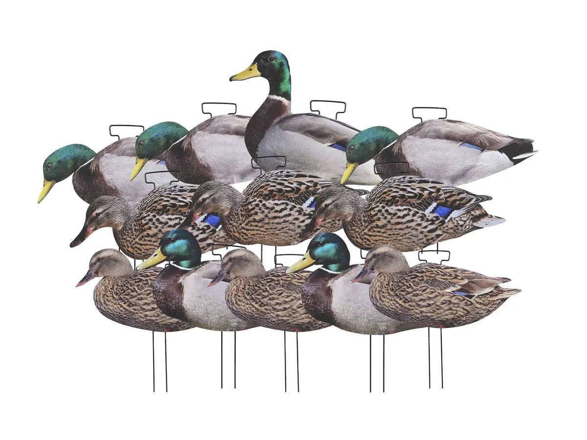 Game On Mallard 2D Silhouette Decoy Set 12 Pack 1