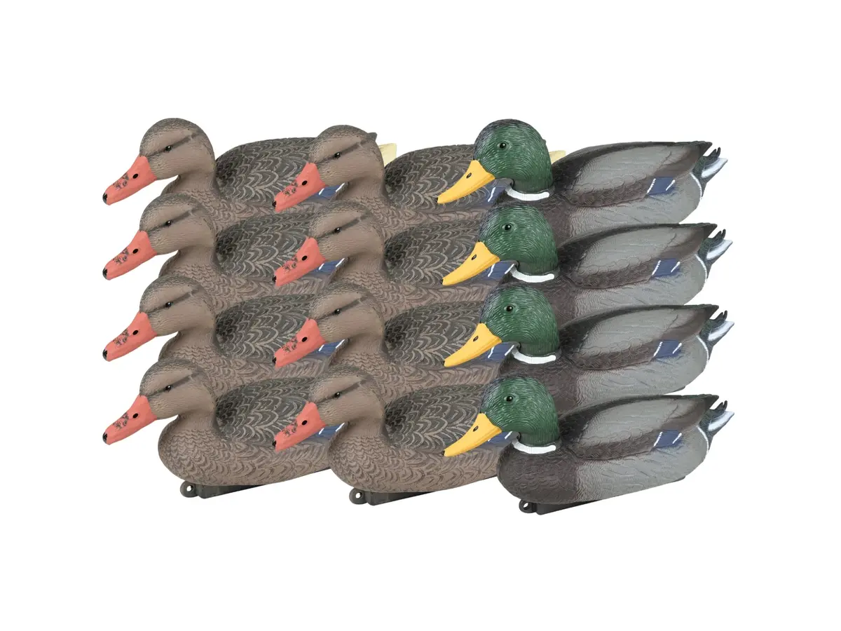 16" Mallard Duck Family Decoy Family 4M & 8F 1