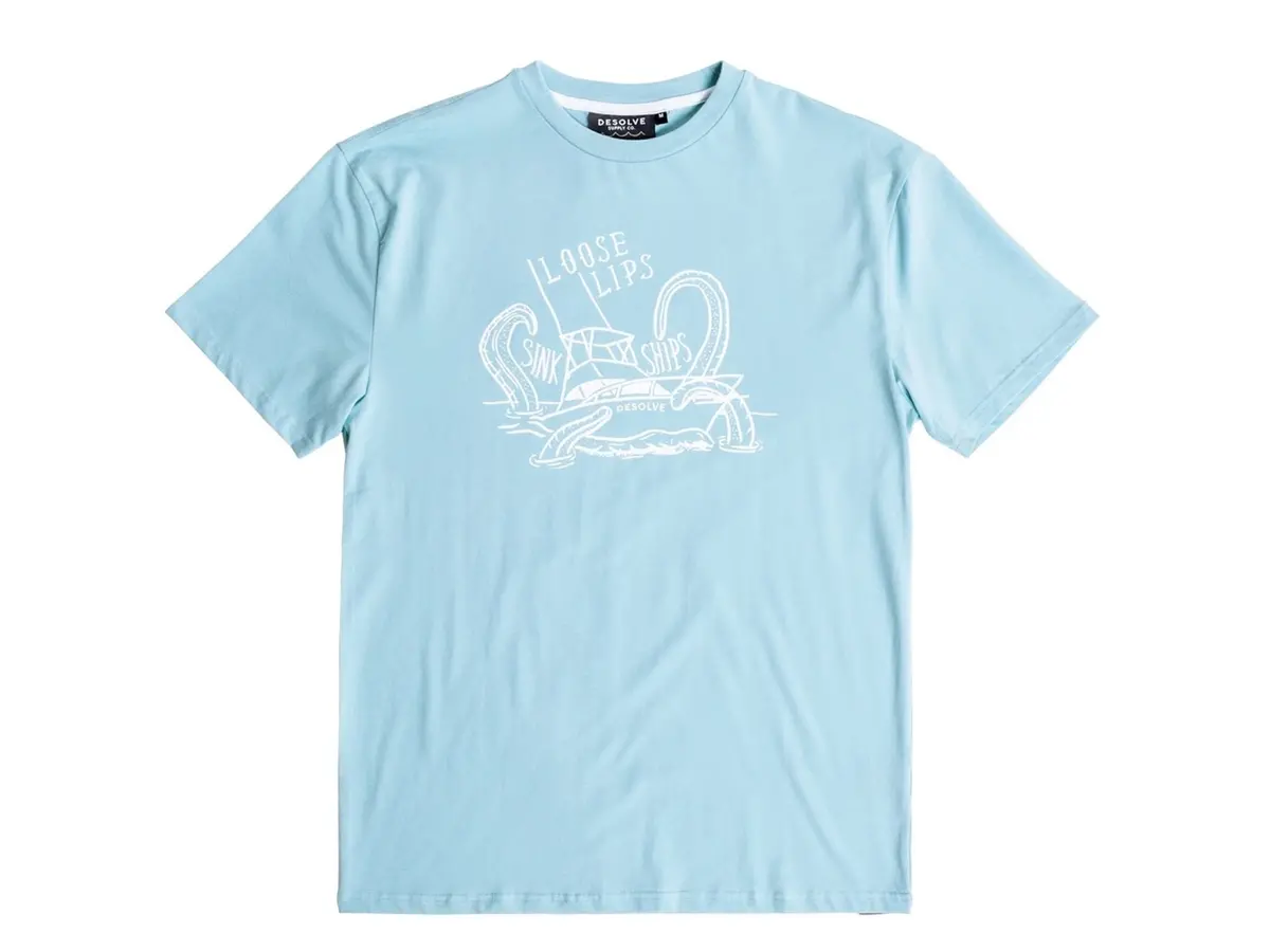 Desolve Tee Loose Lips Blue 2Xl 1
