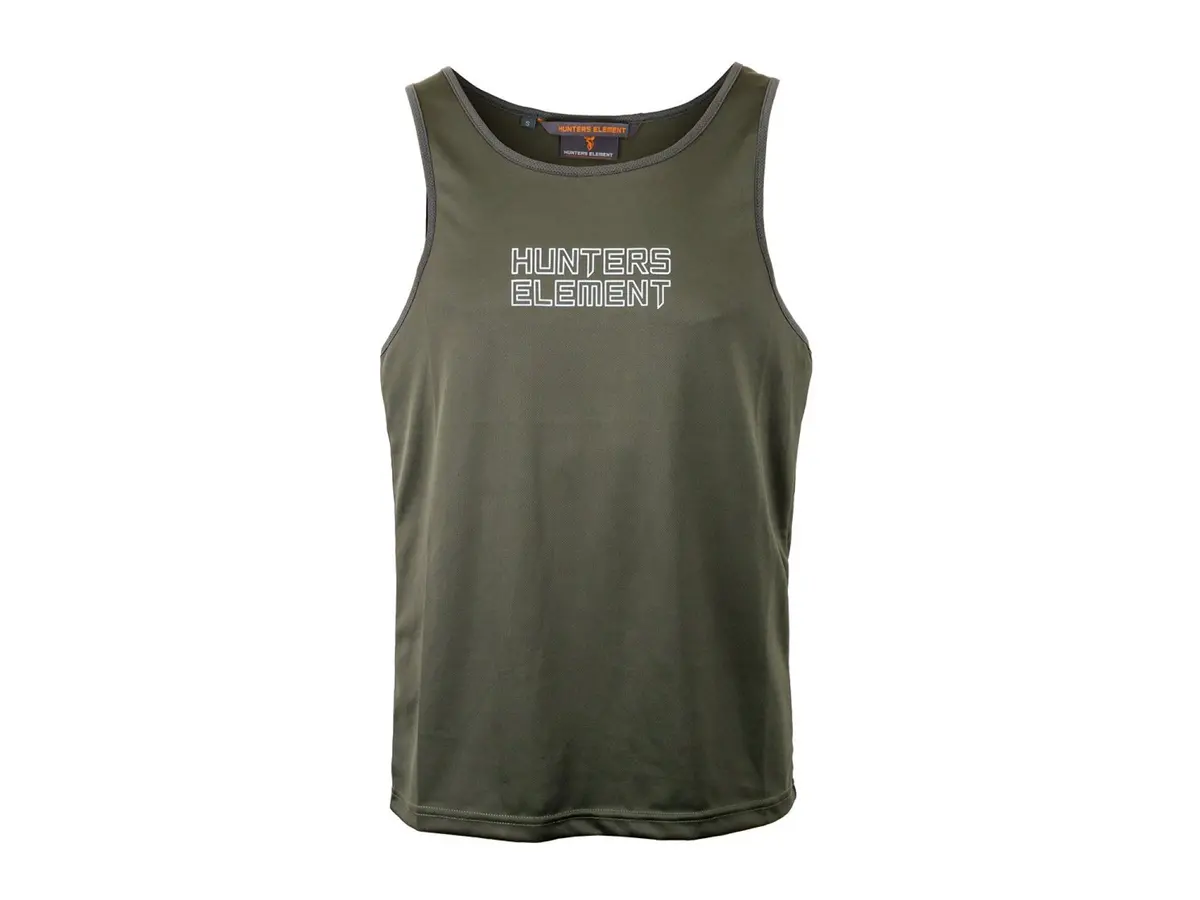 Hunters Element Eclipse Singlet: Green 1