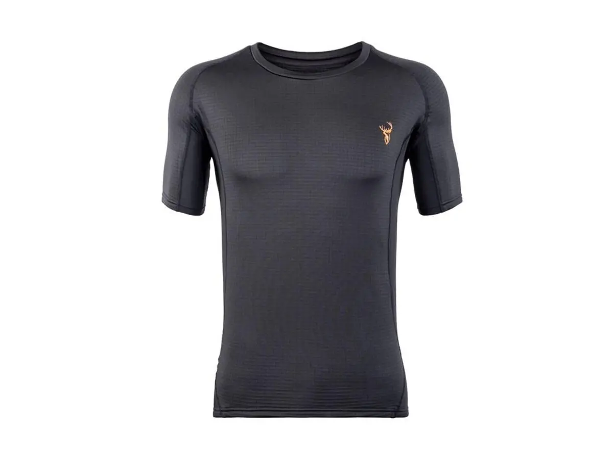 Hunters Element Core+ Short Sleeve Top Black 1