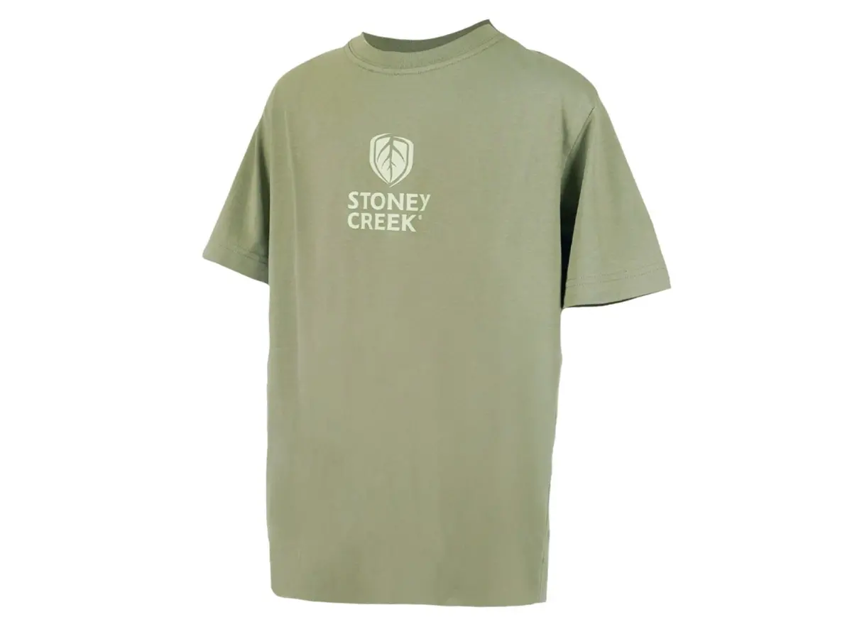 Stoney Creek Kid's Stag And Fawn Tee Green 1