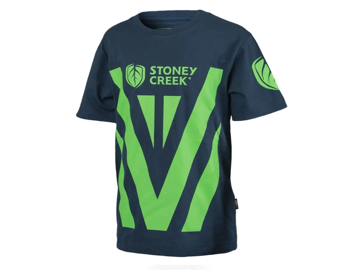 Stoney Creek Kids Loud And Proud Tee Green/Navy 1