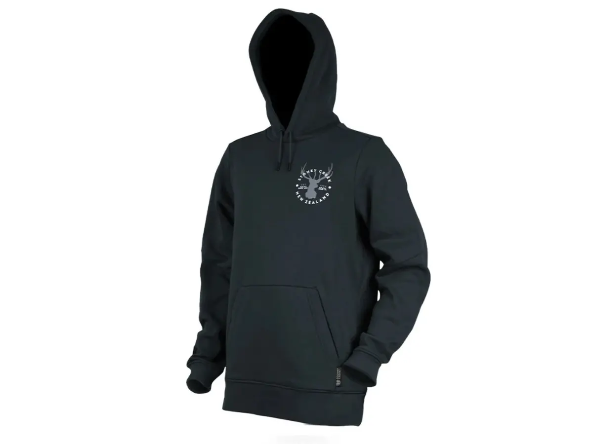 Stoney Creek Patch Hoodie Charcoal 1