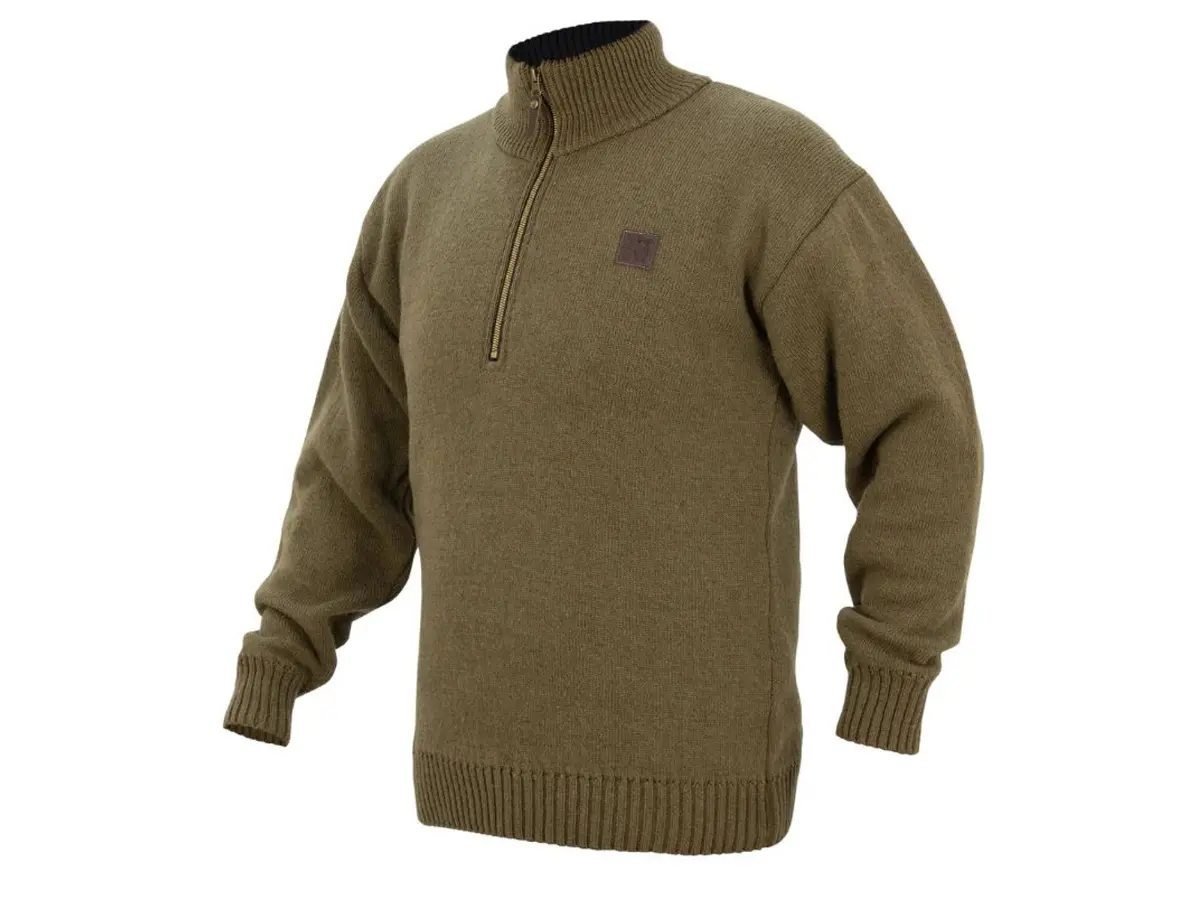 Swazi The Mackenzie Wool Long Sleeve Top Tussock 1