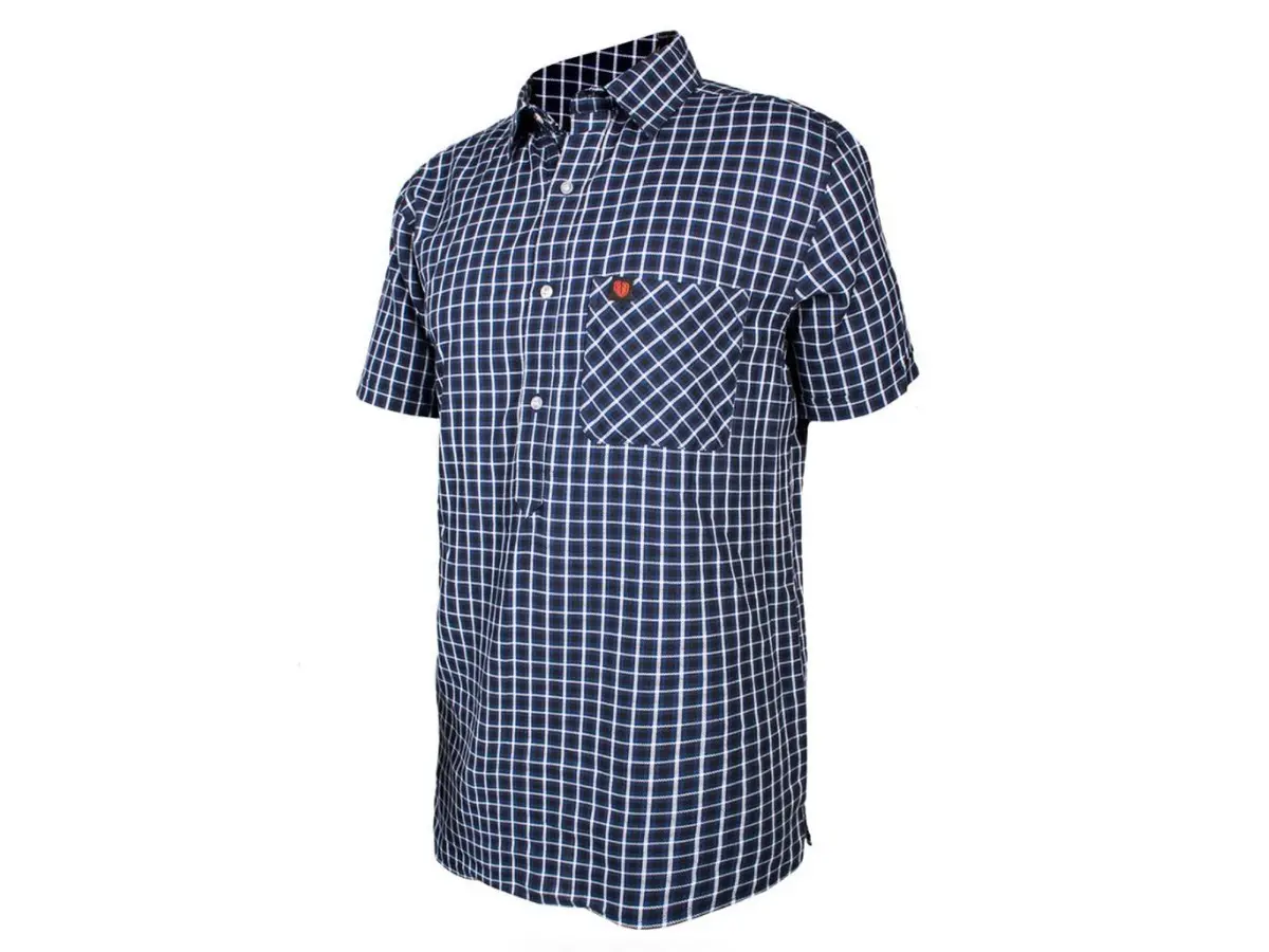 Stoney Creek Checkmate Polo Shirt: Navy (Small) 1