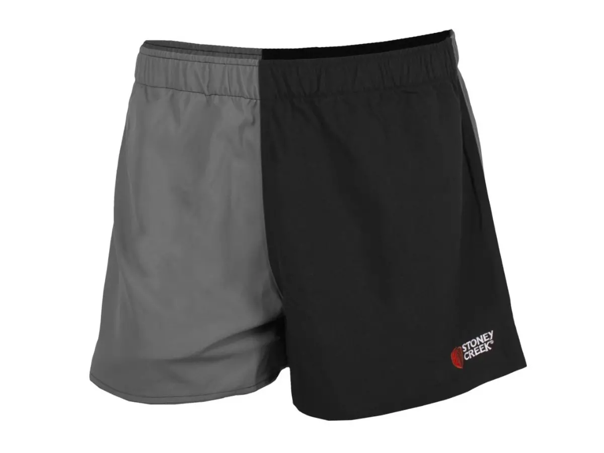 Stoney Creek Jester Shorts Grey Black 1