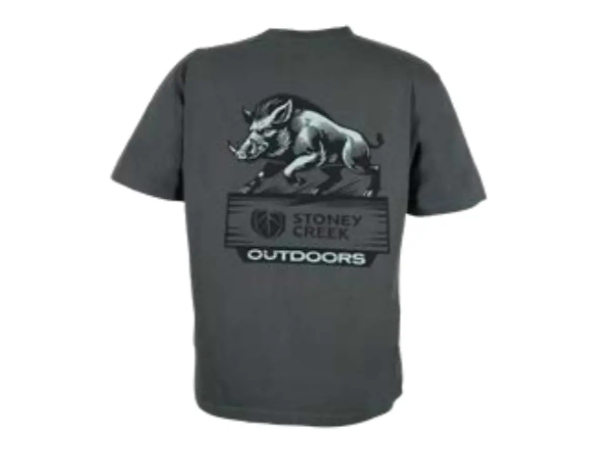 Stoney Creek T-Shirt Pig Tee Grey 1