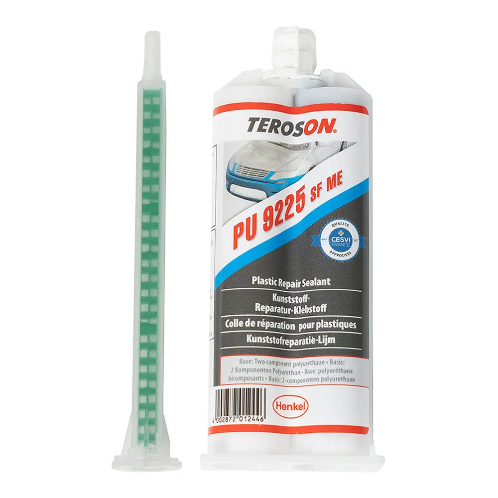 Teroson Pu 9225 Uf Me 2K Two-Part Ultra Fast Plastic Repair Adhesive 50Ml 1