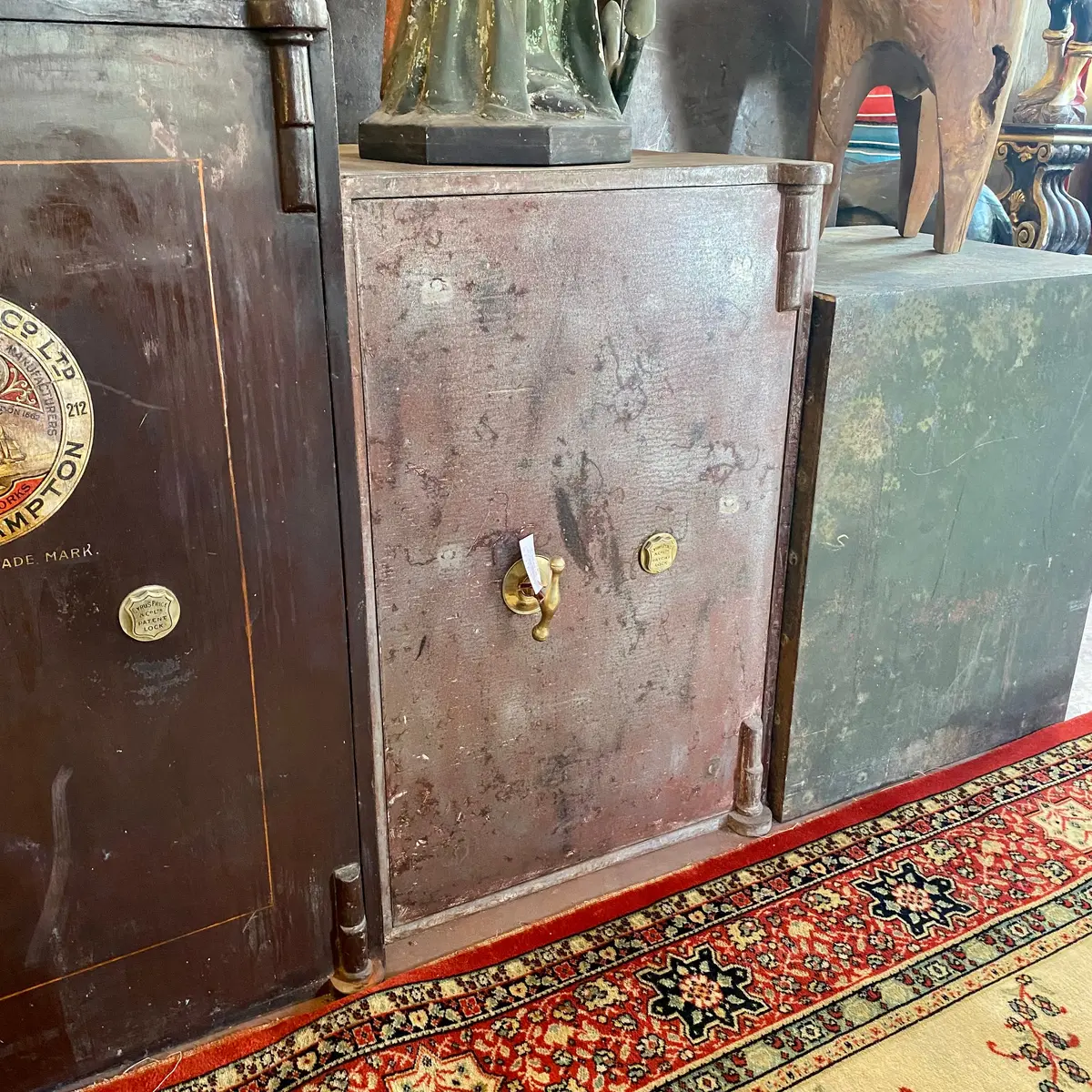 Antique Distressed "Cyrus Price And Co" Safe 1