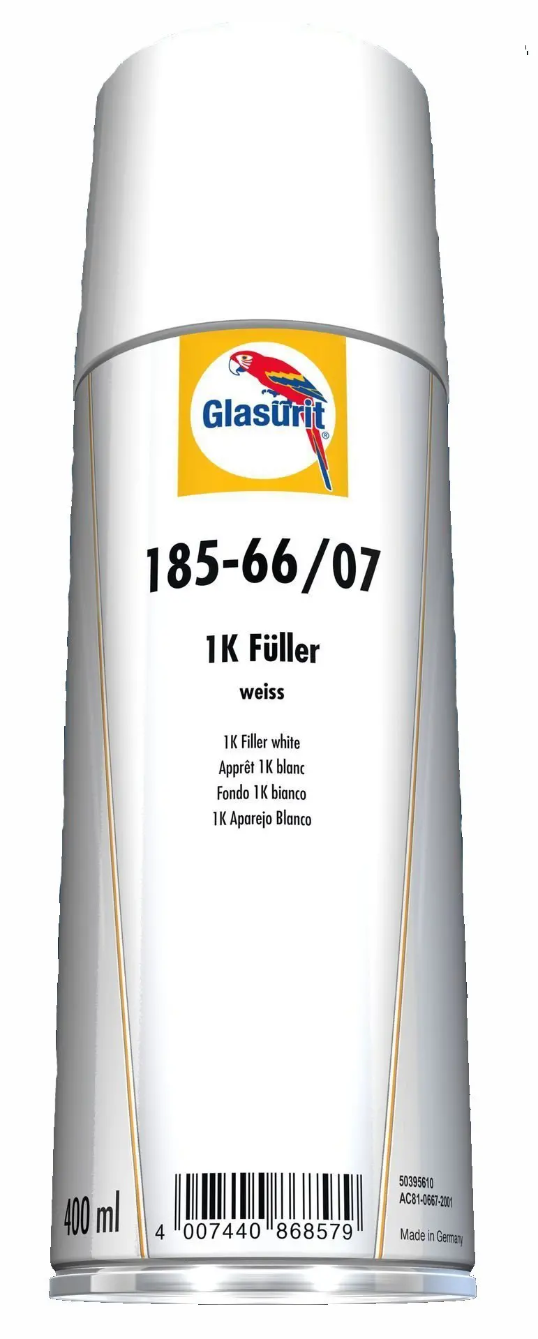 Glasurit 185-66/07 1K Filler White 400Ml 1