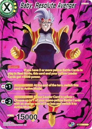 Baby, Resolute Avenger (Spr) (Bt11-094) [Vermilion Bloodline 2Nd Edition] 1