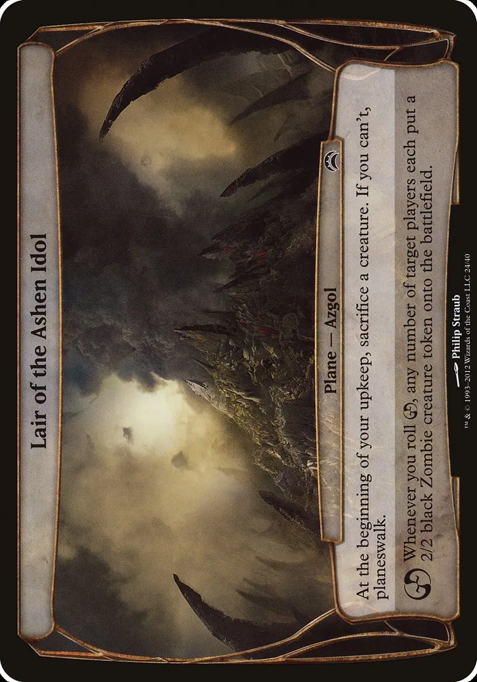 Lair Of The Ashen Idol (Planes) [Planechase 2012 Planes] 1