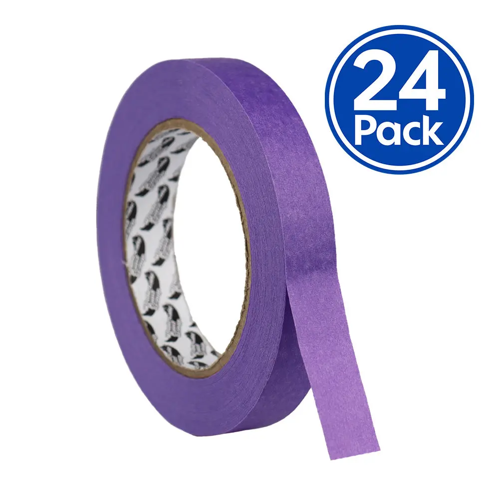 Wpg General Purpose Automotive Purple Masking Tape 18Mm X 50M X 24 Pack 1