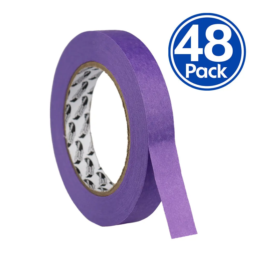 Wpg General Purpose Automotive Purple Masking Tape 18Mm X 50M X 48 Pack 1