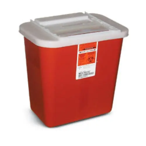 Sharps Container, 7.8 Liter Capacity (2 Gallon) 1