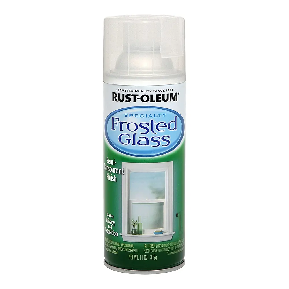 Rustoleum Specialty Frosted Glass Semi-Transparent Spray Paint 312G Privacy Decoration 1