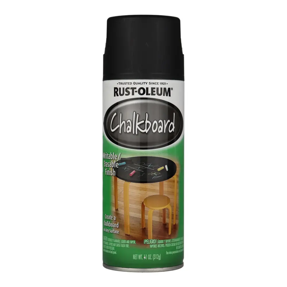 Rustoleum Specialty Chalk Board Spray Paint 312G Black Blackboard 1