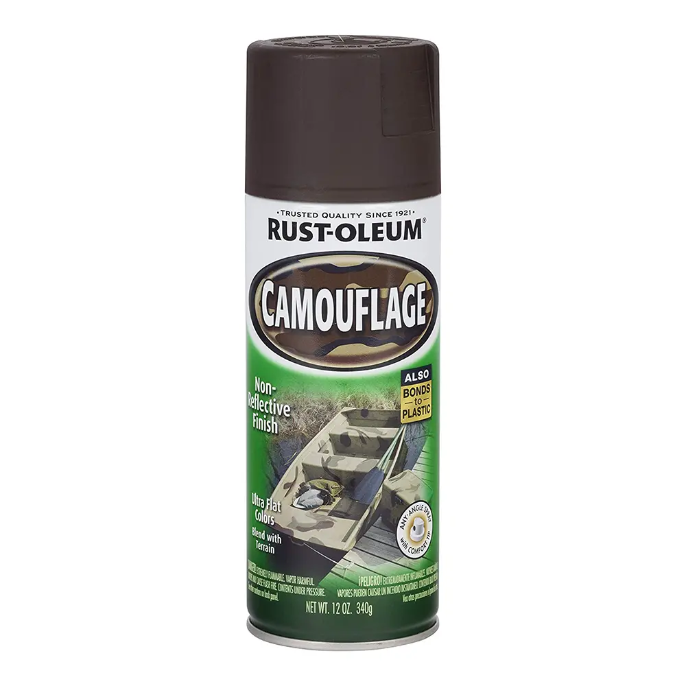 Rust-Oleum Camouflage Spray 340G Aerosol Ultra Flat Earth Brown 1