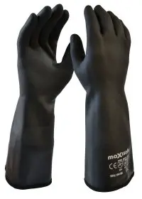 Maxisafe Heat Proof Resistant Protective Neoprene Gauntlet Glove 1