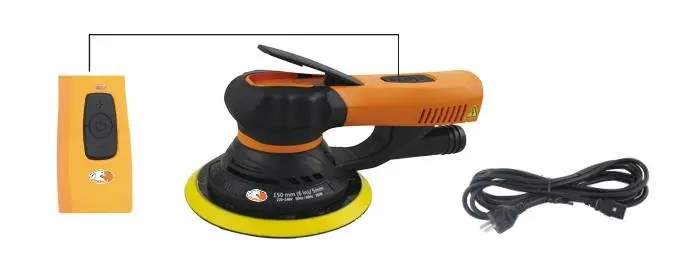 Air Pro Electric Random Orbital Palm Sander 150Mm 5Mm Orbit Central-Vacuum 1