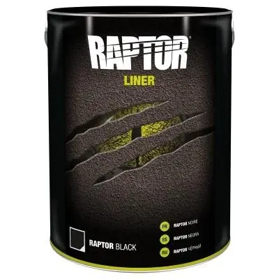 U-Pol Raptor Tough Protective Coating Ute Bed Liner 5L Black 1