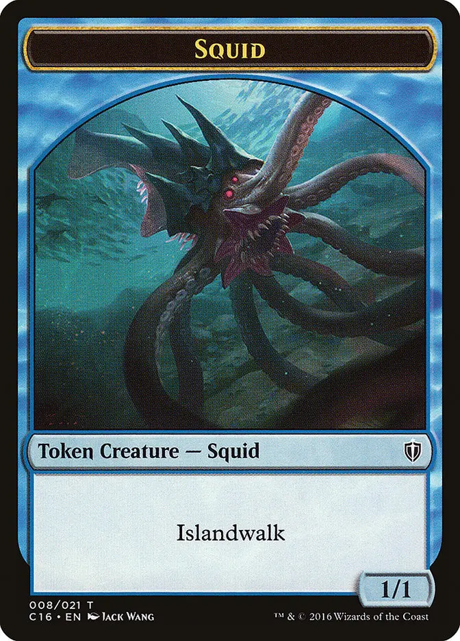 Squid Token [Commander 2016 Tokens] 1