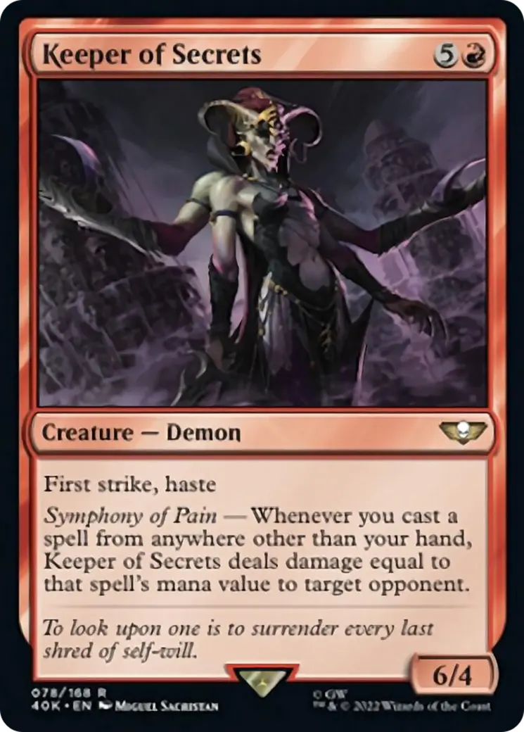 Keeper Of Secrets (Surge Foil) [Warhammer 40,000] 1