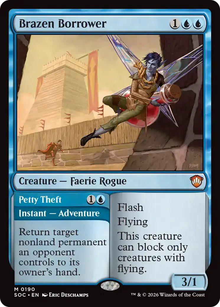 Brazen Borrower [Secrets Of Strixhaven Commander] 1