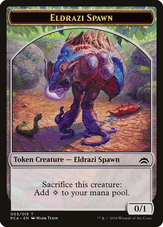 Eldrazi Spawn Token (003/019) [Planechase Anthology Tokens] 1