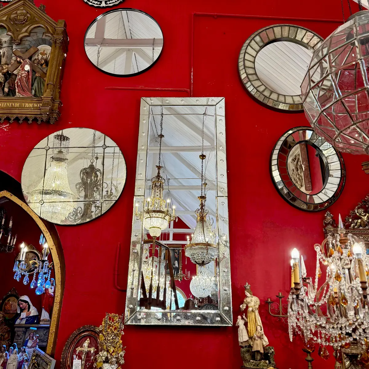 Extra Long Venetian Mirror 1