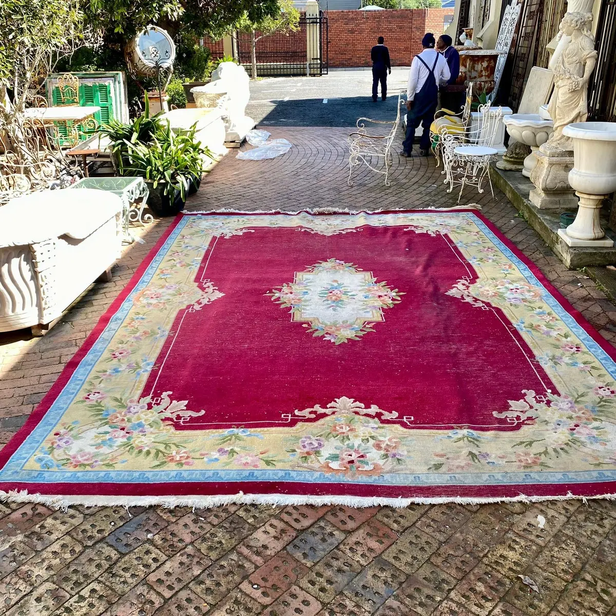 Beautiful And Bold Vintage Carpet - Sold 1