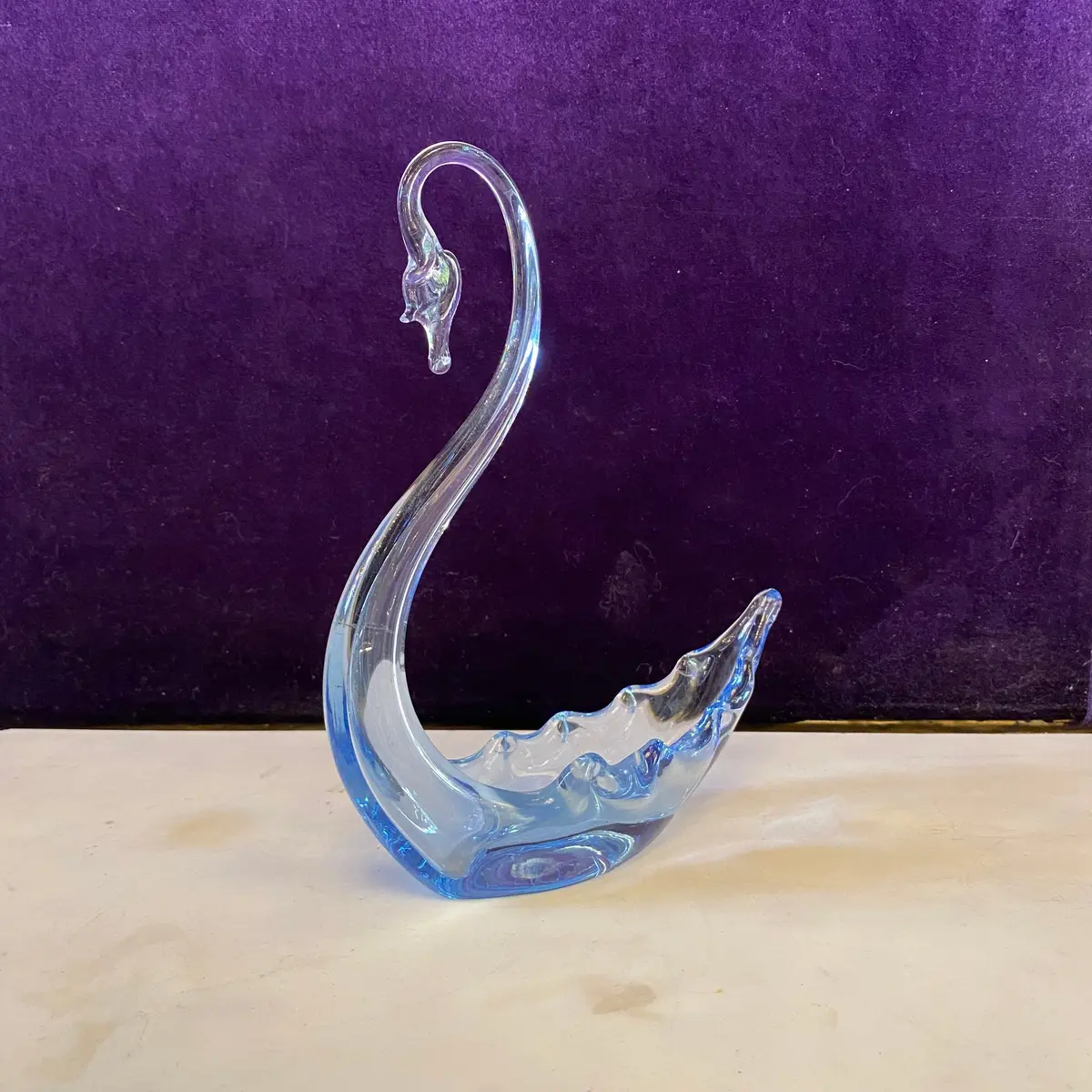 A Vintage Murano Bon Bon Swan Dish - Sold 1