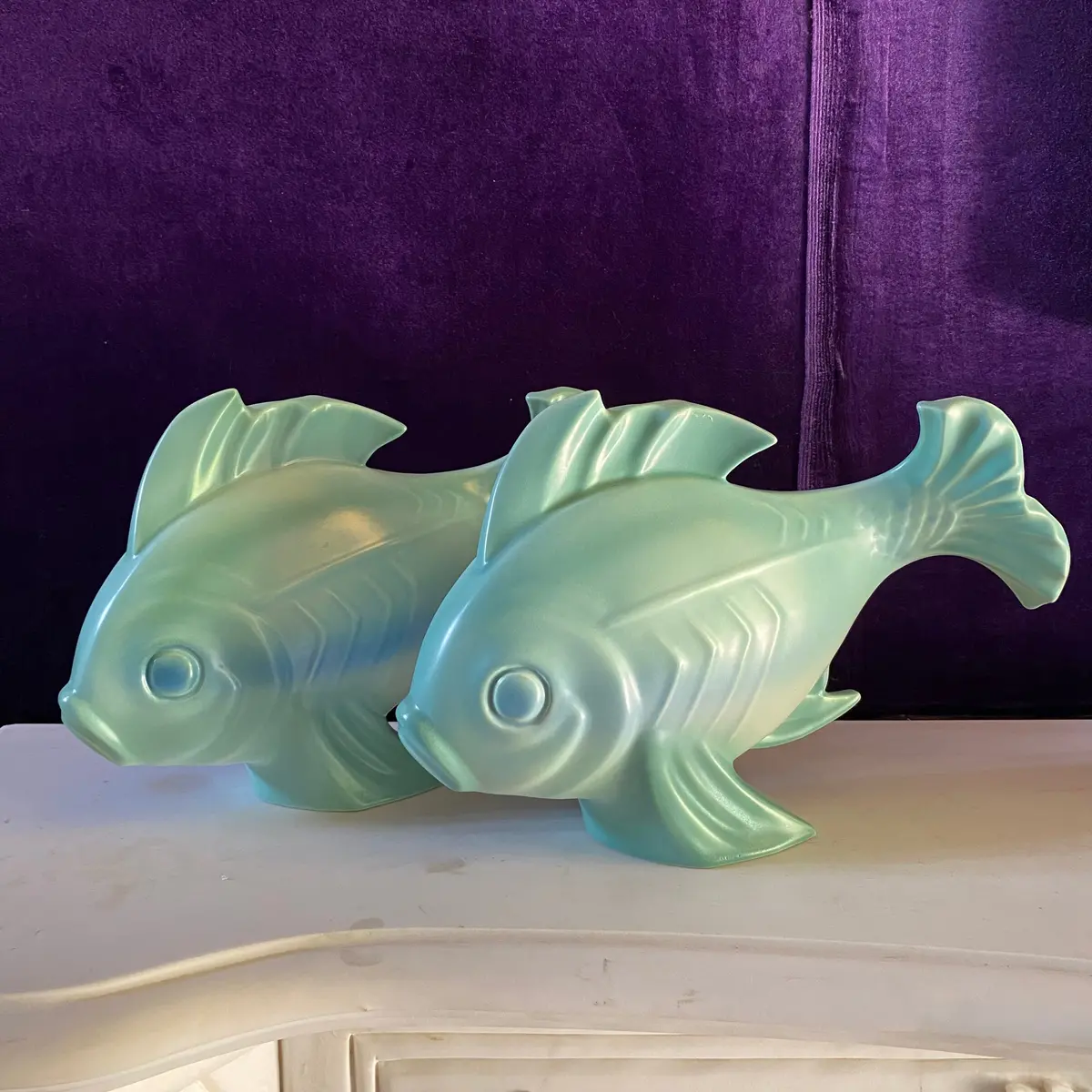 Pair Of Poole Pottery Fish - Sold 1