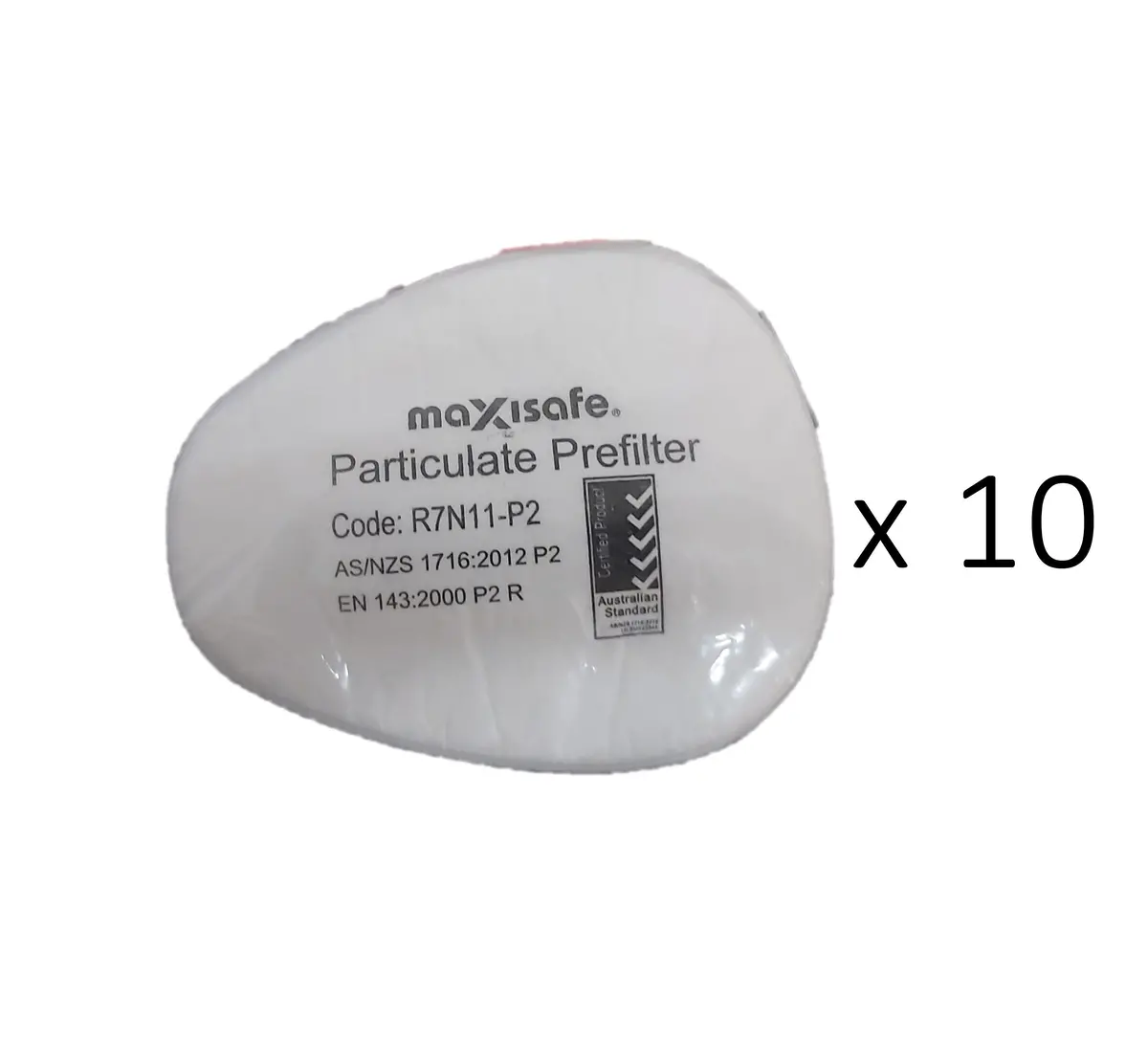 Maxisafe Maxiguard P2 Particulate Prefilter R7n11-P2 Pack Of 10 (5 Pairs) 1