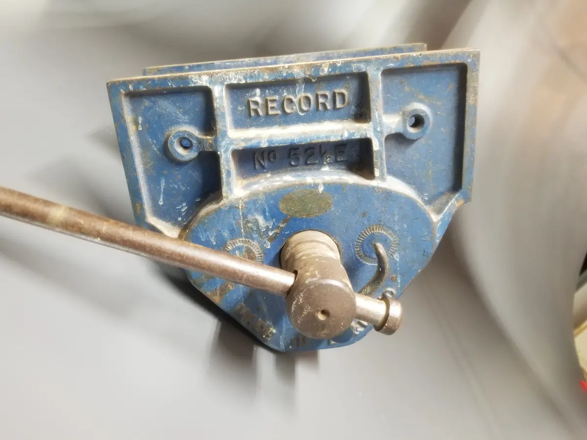 Copy Of Fine And Flawless Record No. 52 1/2 E Vintage Heavy Duty Quick Release Woodworking Vise - 70647 1