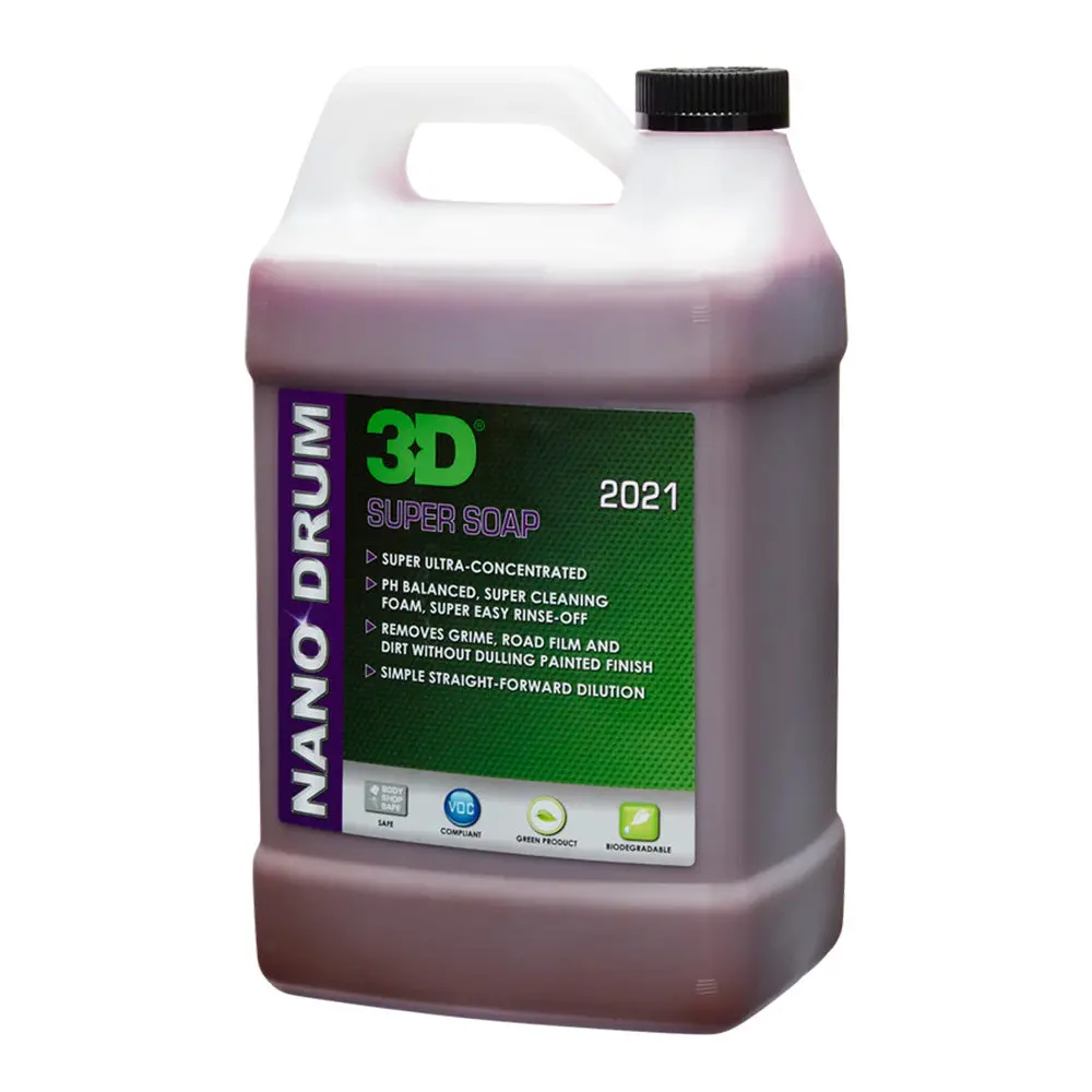 3D 2021 Super Soap 3.78L Highly Concentrated Ph Balanced Dense Foam Shampoo 1