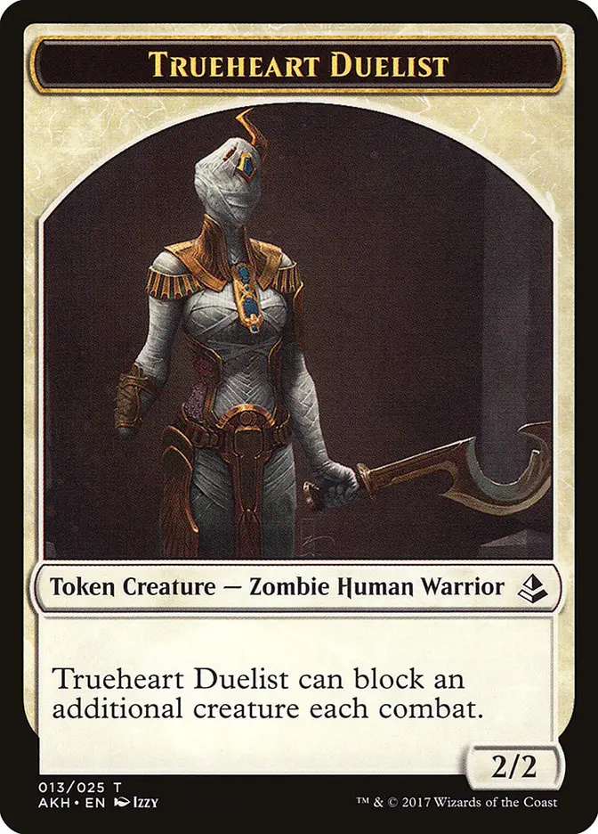 Trueheart Duelist Token [Amonkhet Tokens] 1