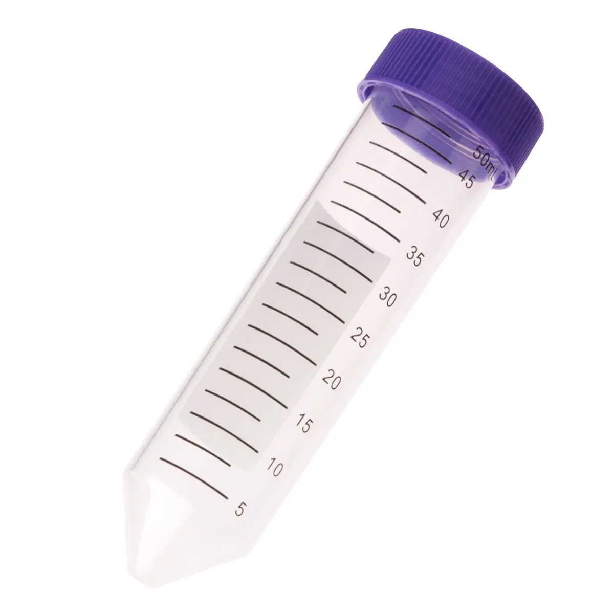 Centrifuge Tube, Conical Bottom, Plain, 50 Ml, Polypropylene Tube, Each 1
