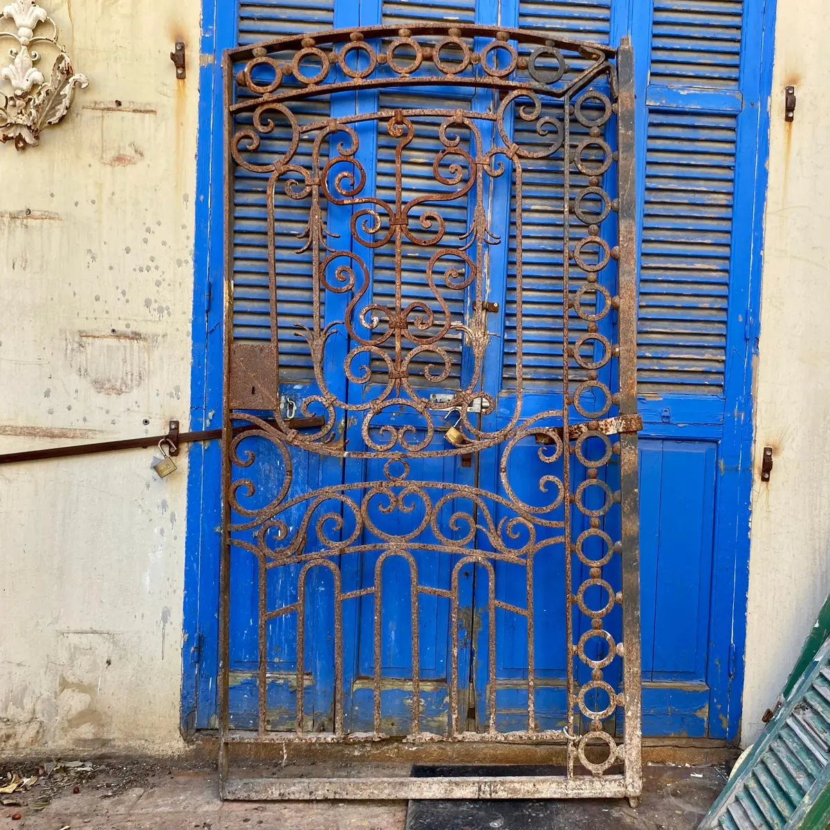 Salvaged Forged Steel Gate 1
