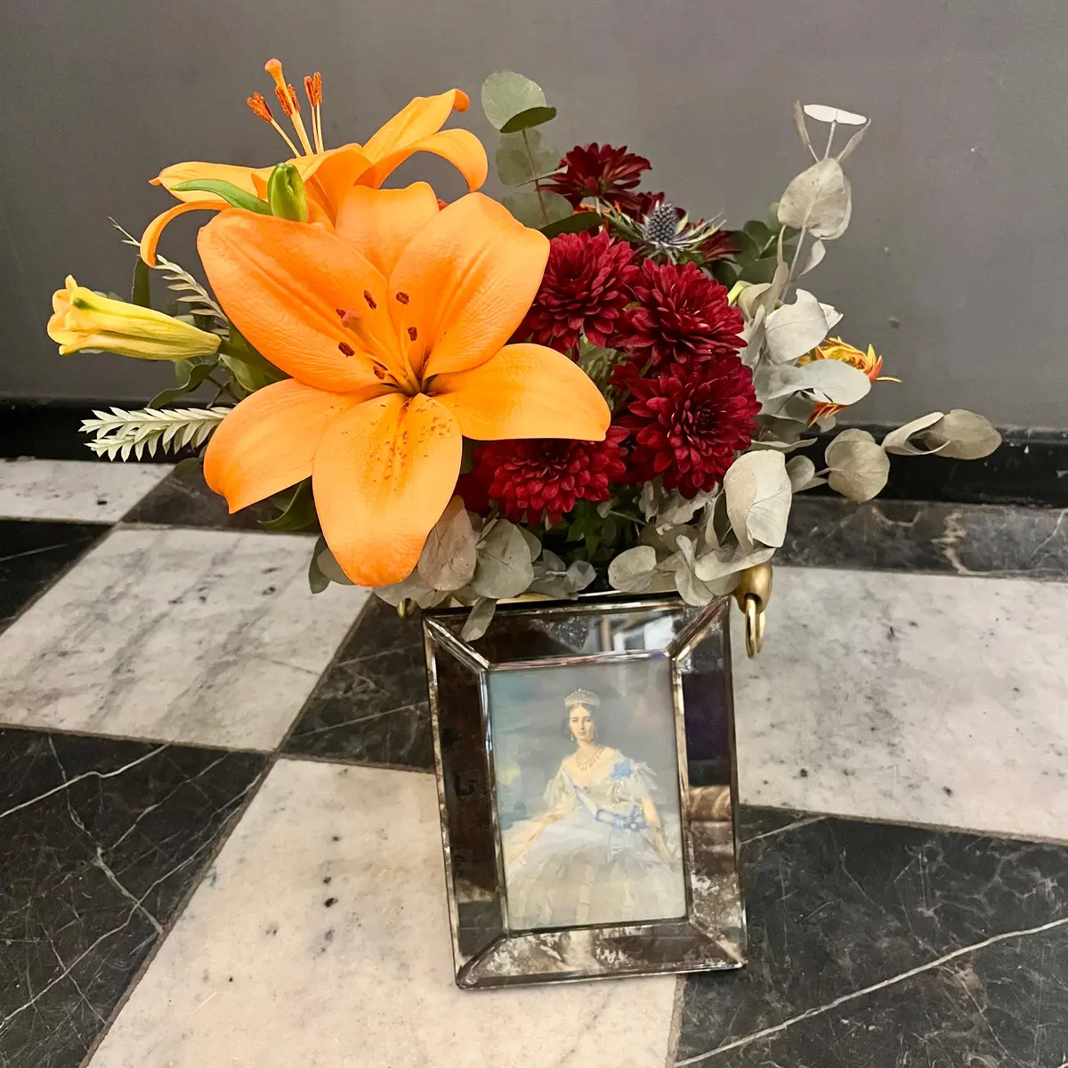 Aged Mirror Photo Frame 1