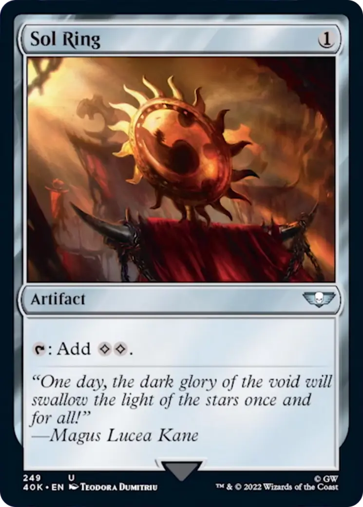Sol Ring (249) (Surge Foil) [Warhammer 40,000] 1