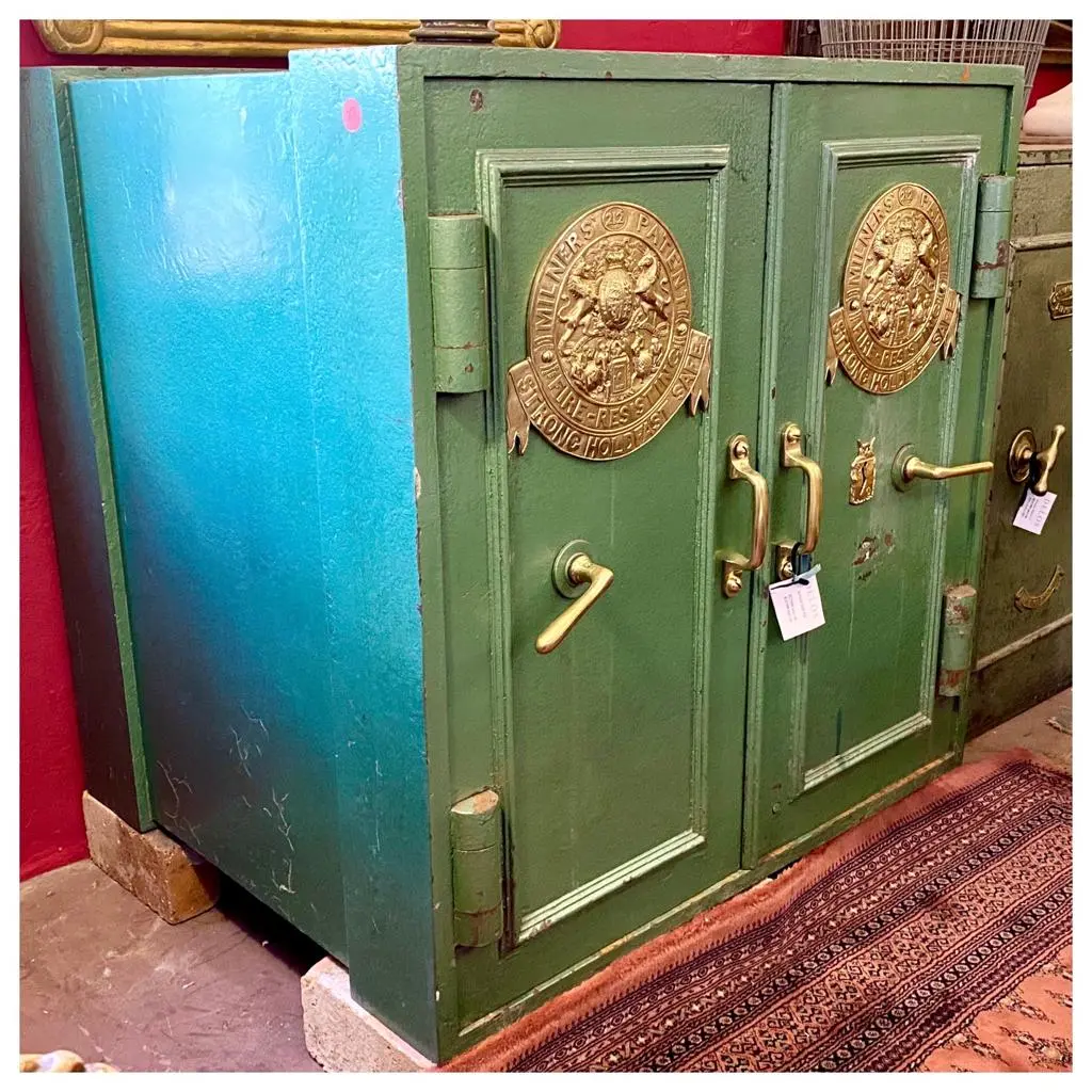Amazing!! Very Large And Heavy Double Door "Milner's" Safe - Sold 1