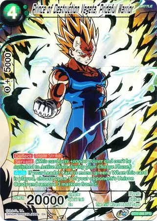 Prince Of Destruction Vegeta, Prideful Warrior (Spr) (Bt11-066) [Vermilion Bloodline 2Nd Edition] 1